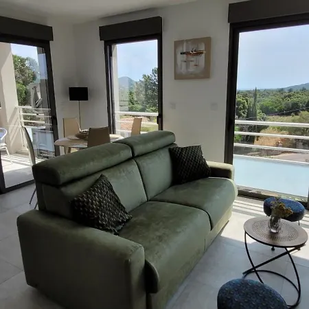 شقة A Pinarello Corse Du Sud 4 Pers Vue سانت لوسي دي بورتو فيشيو