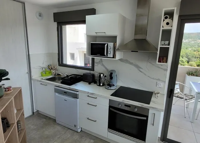 A Pinarello Corse Du Sud 4 Pers Vue Apartmán Sainte-Lucie de Porto-Vecchio